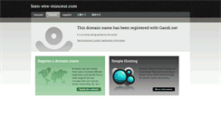 Desktop Screenshot of bien-etre-minceur.com